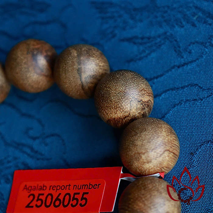 Vòng Trầm Hương Hạt Tròn | 16 Ly | Trầm Tốc Banh Tự Nhiên